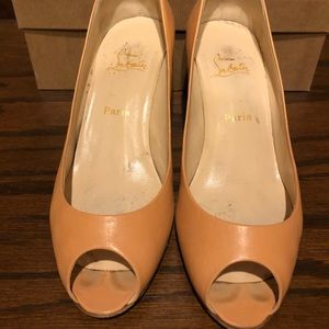 Christian Louboutin Matatales 70 Blush Size38.5